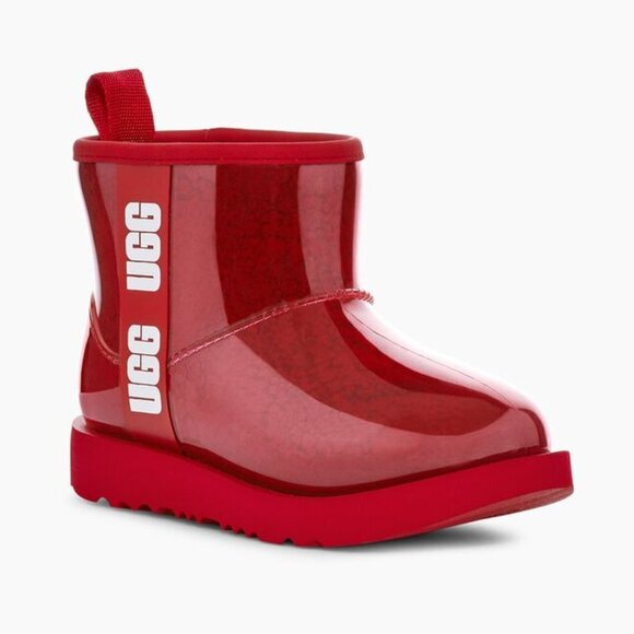 UGG Classic Clear Mini II Kids Waterproof Boots - Picture 3 of 10